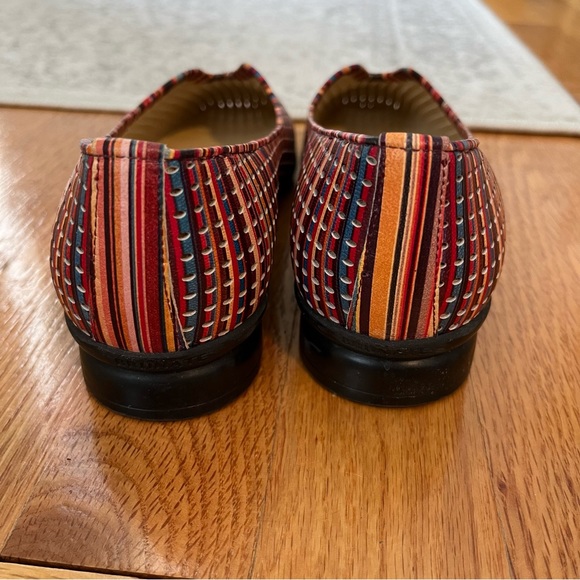 Brunate Made in Italy Colorful Perforated Leather Loafer Pump Size Women's 36 - Picture 7 of 11